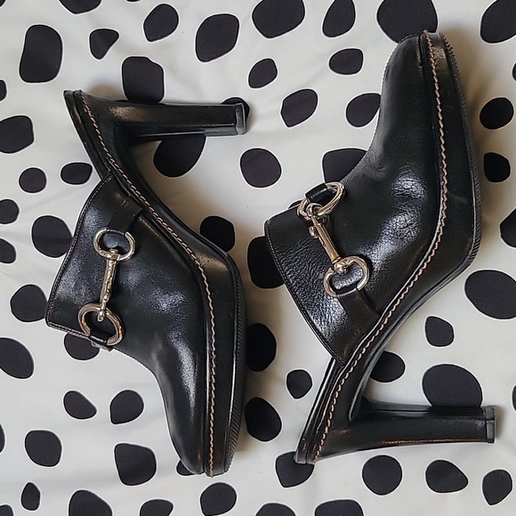 Beautiful COACH Mules with Horsebit Trim - Picture 2 of 7